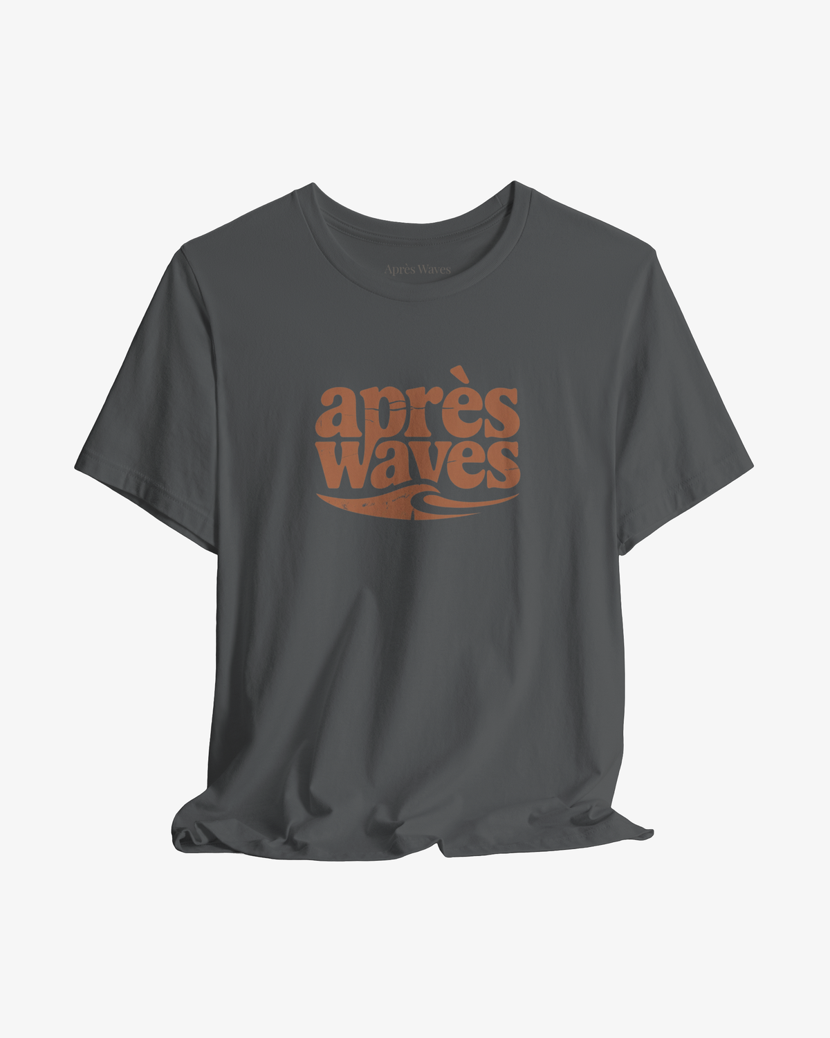 Retro Logo Asphalt graphic tee - Après Waves