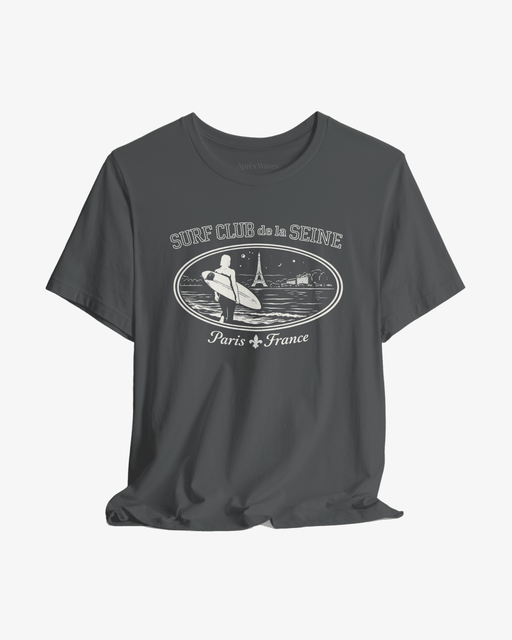 Paris Surf Club Asphalt graphic tee - Après Waves