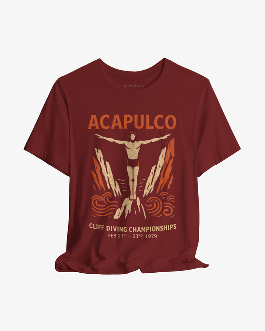 Swanning Around Cardinal graphic tee - Après Waves
