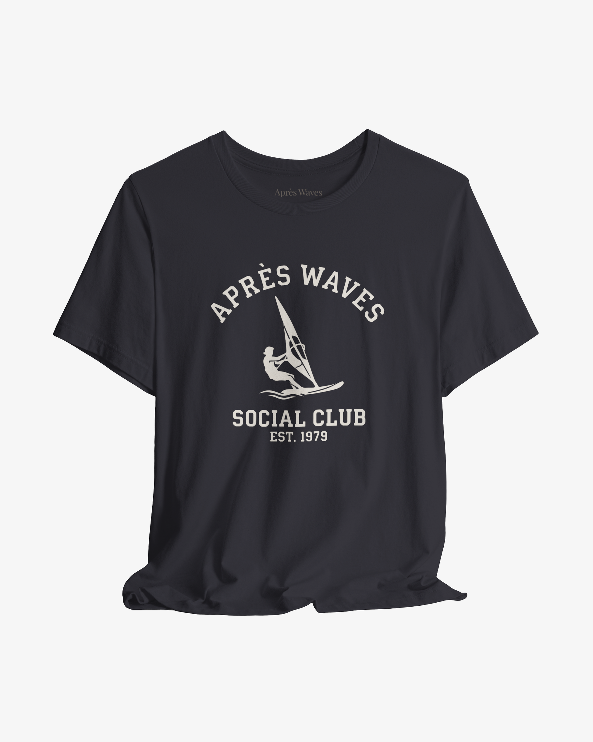 AW Social Club Dark Grey graphic tee - Après Waves
