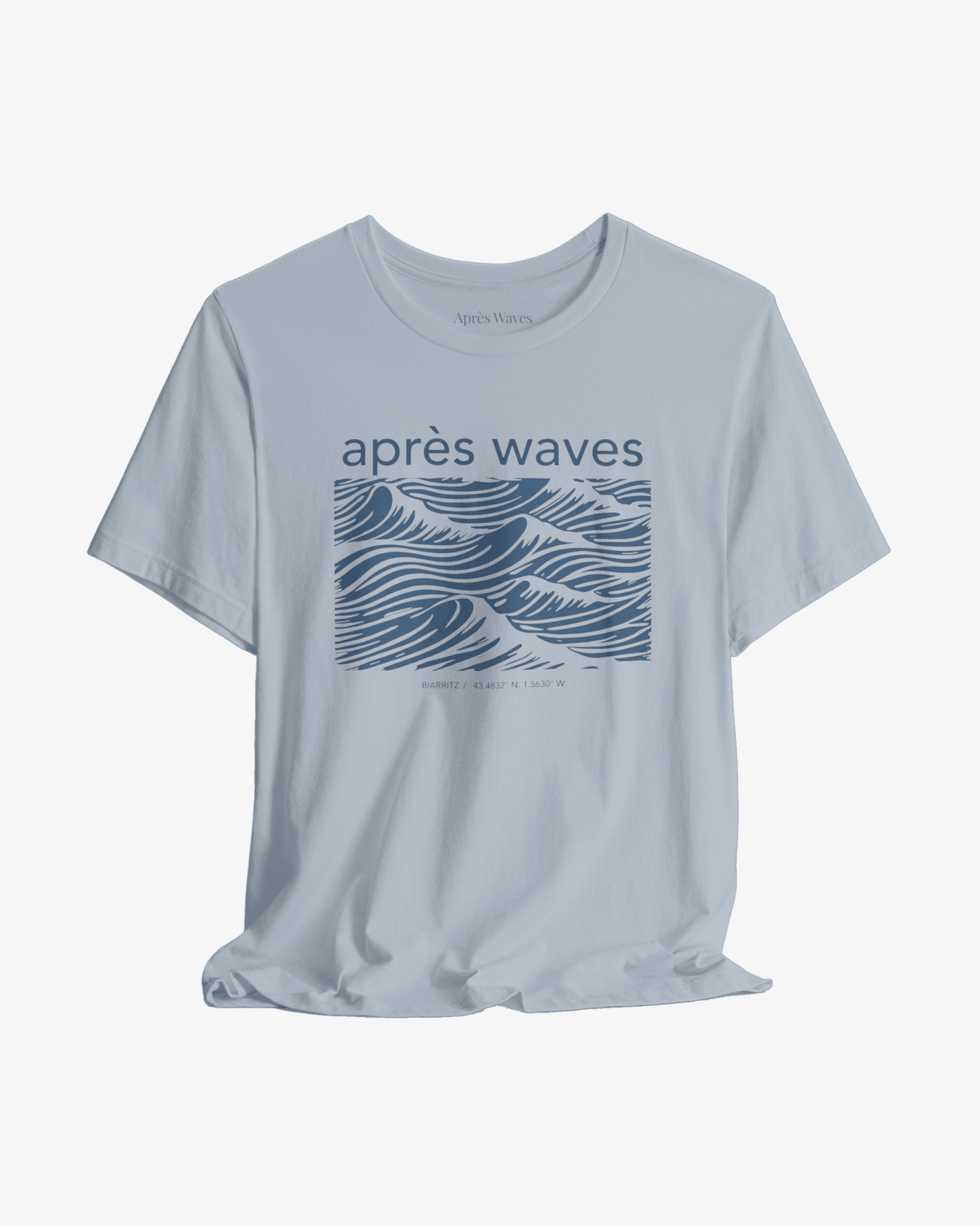 Dawn Patrol Light Blue graphic tee - Après Waves