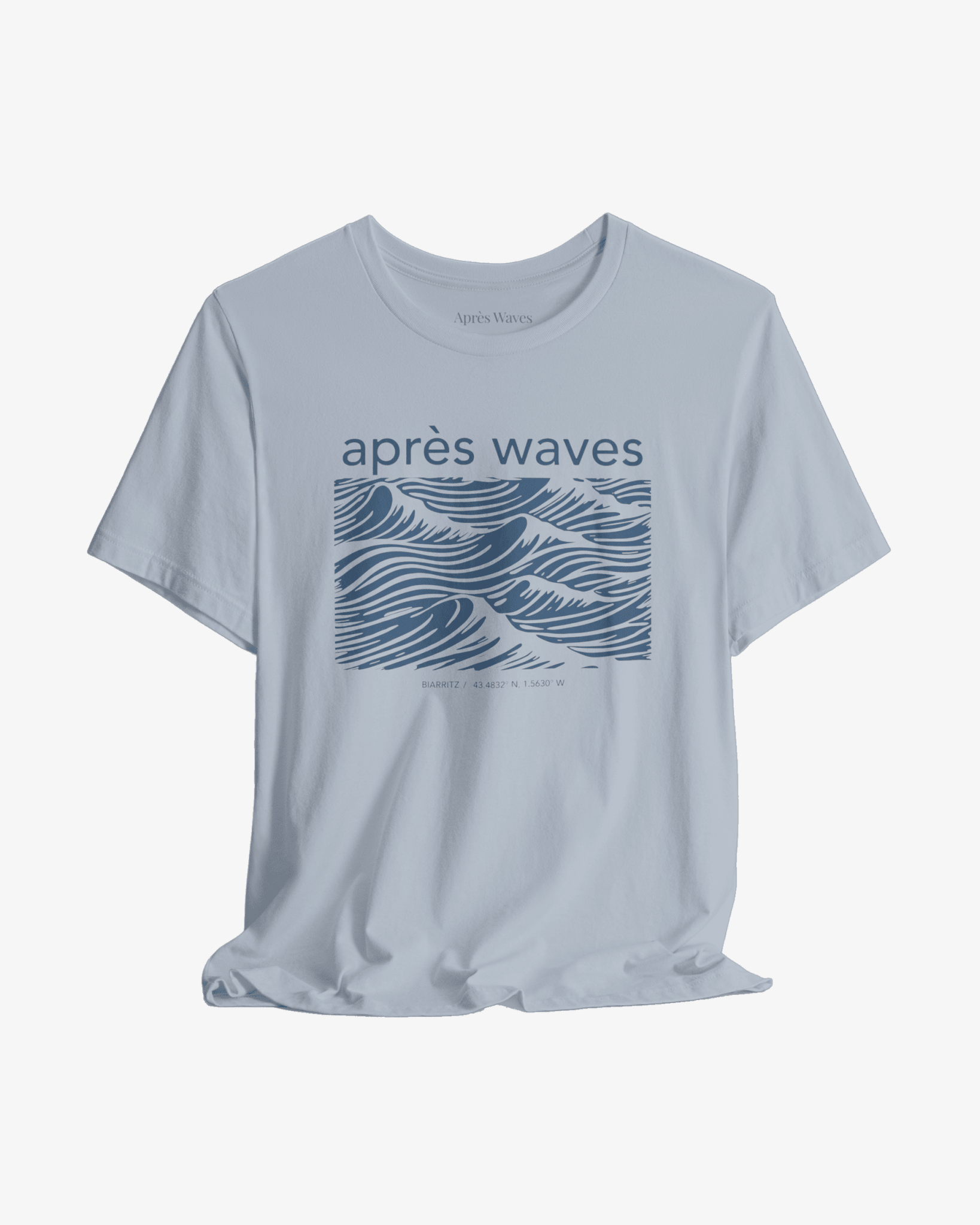 Dawn Patrol Light Blue graphic tee - Après Waves