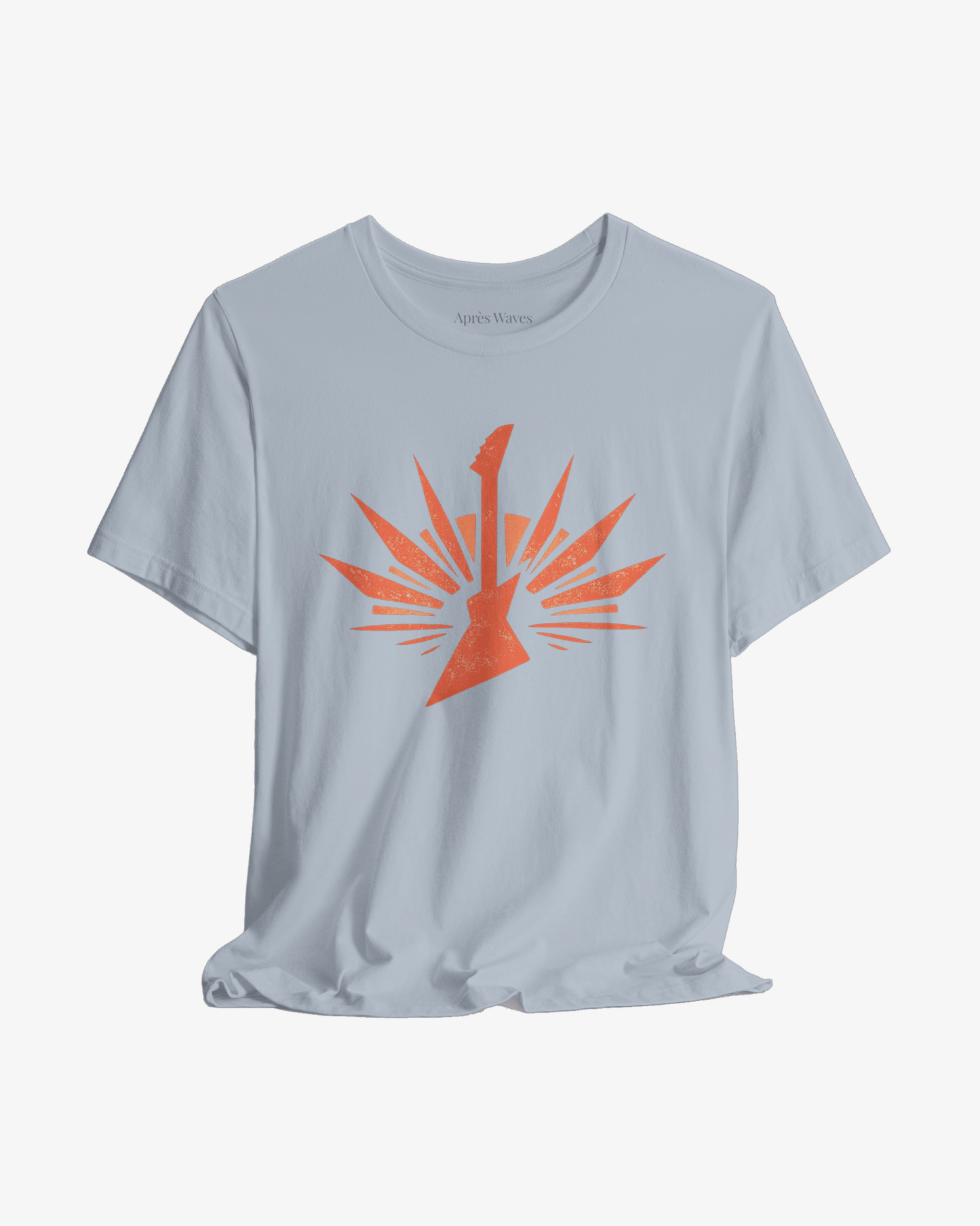 Electric 80s Light Blue graphic tee - Après Waves