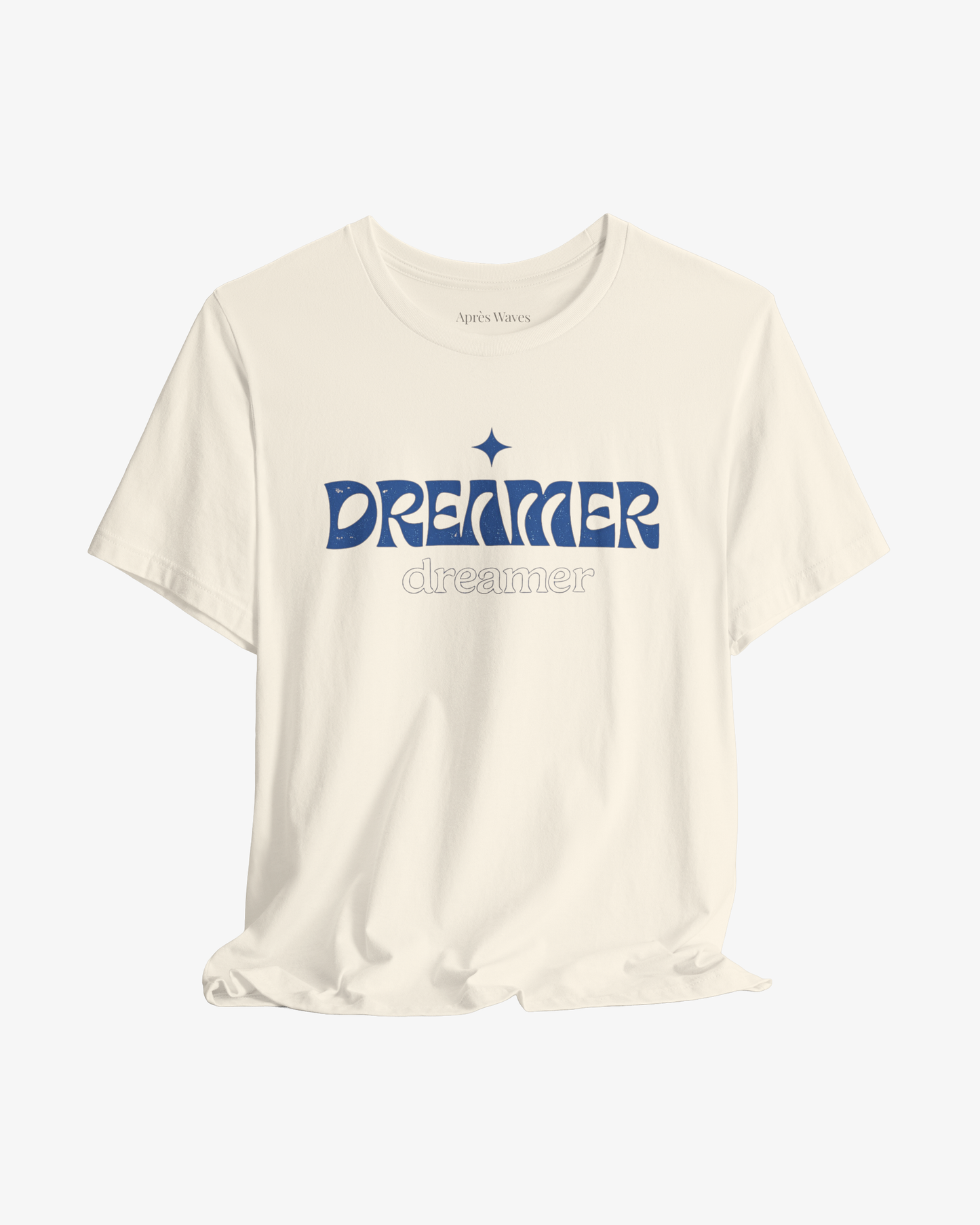Dreamer Ecru graphic tee - Après Waves