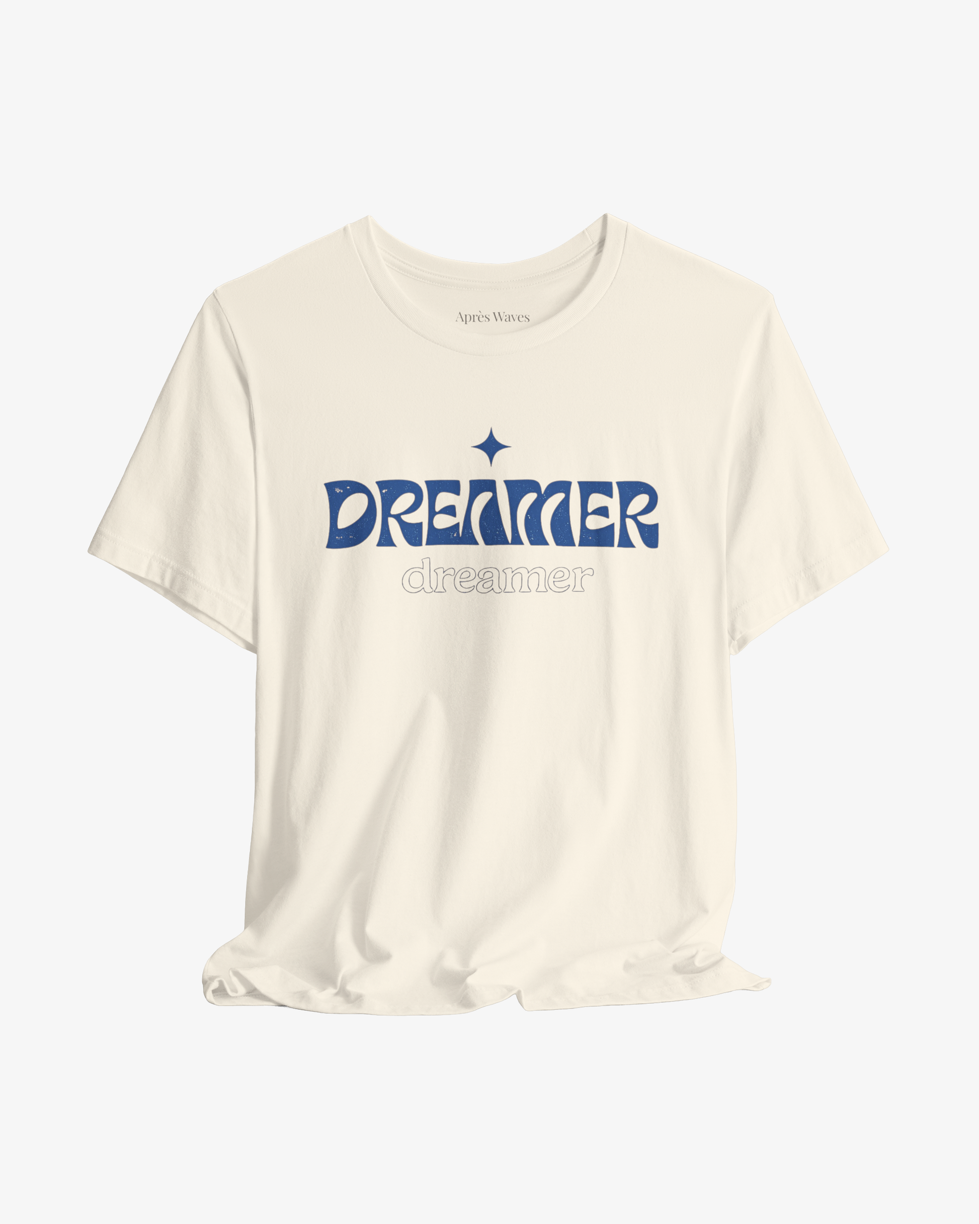 Dreamer Ecru graphic tee - Après Waves