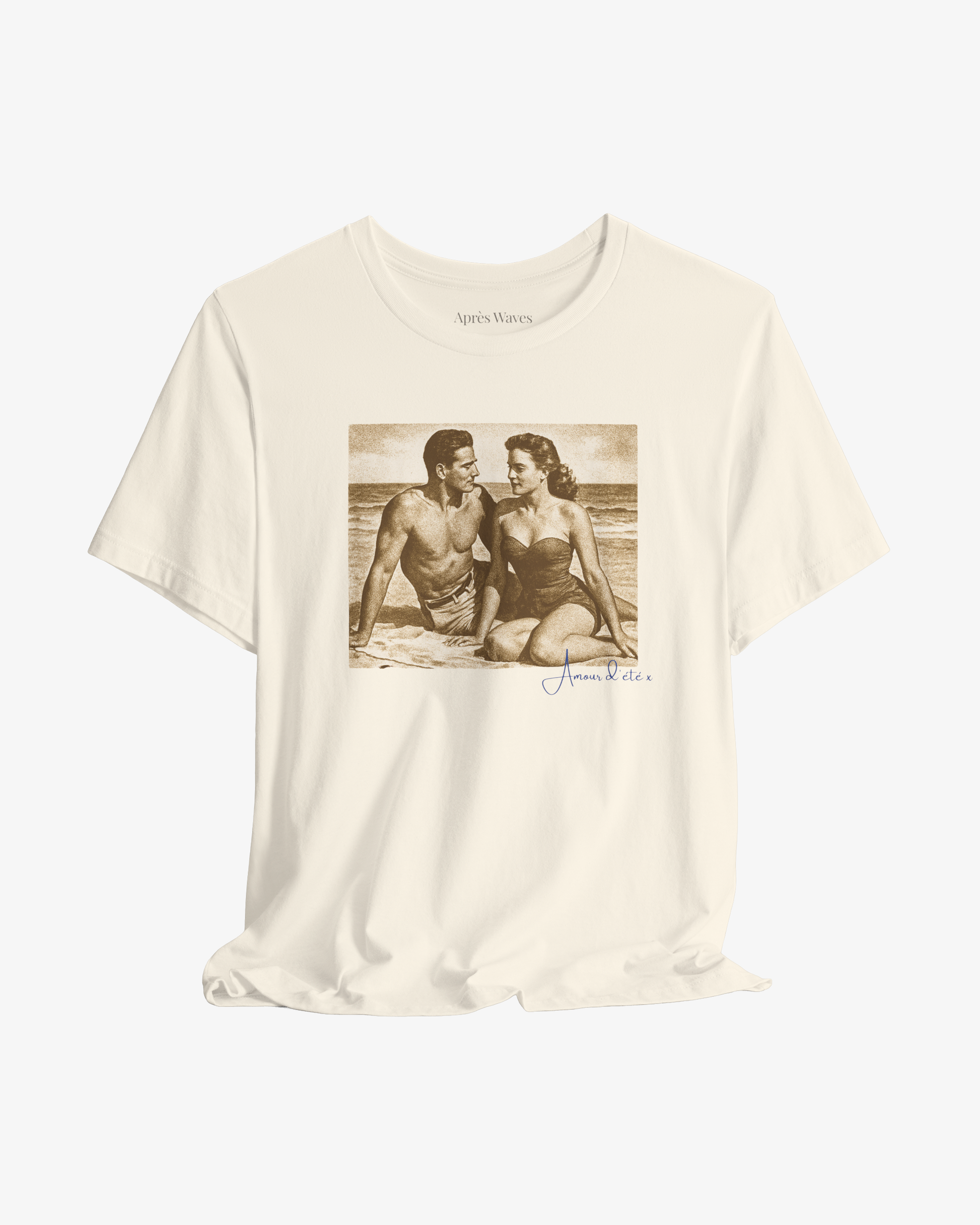 Eternity Ecru graphic tee - Après Waves