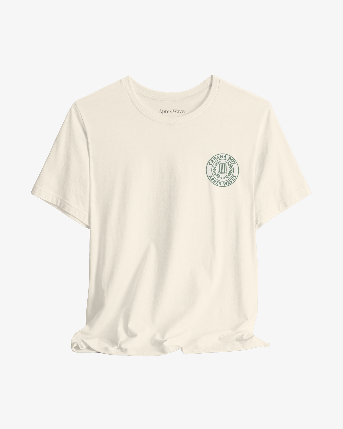 Cabana Boy Ecru graphic tee - Après Waves