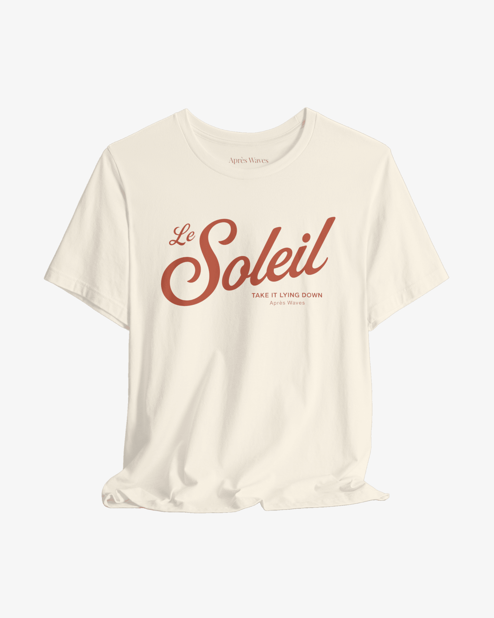 Le Soleil Ecru graphic tee - Après Waves
