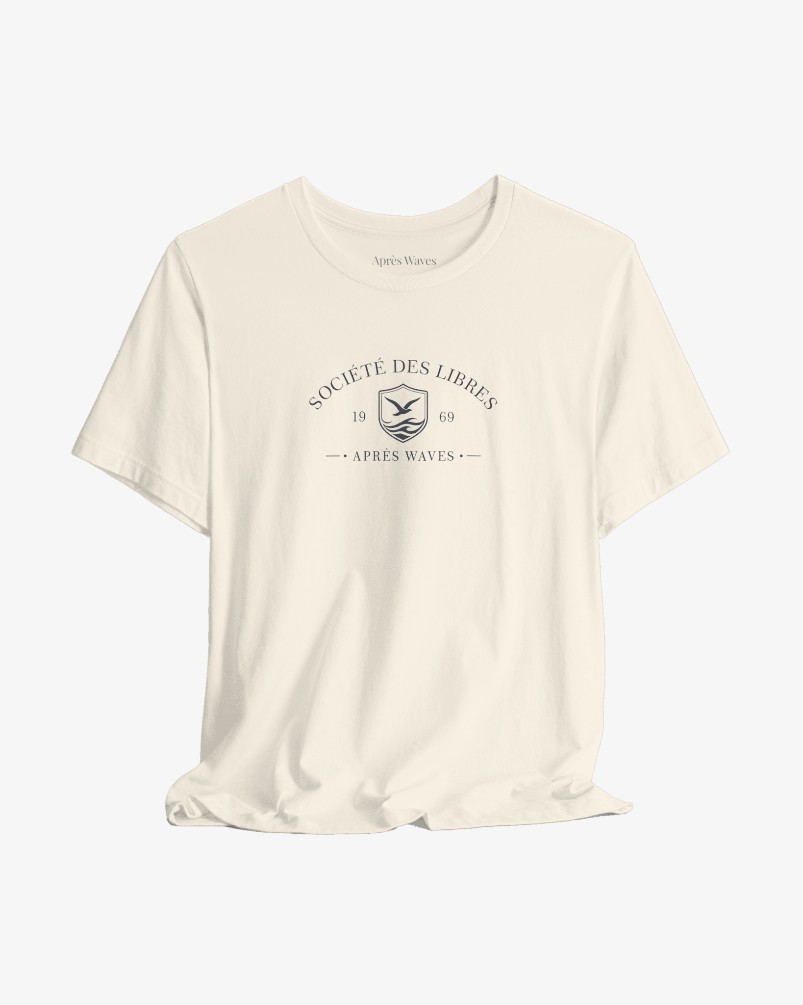 Société des Libres Ecru graphic tee - Après Waves