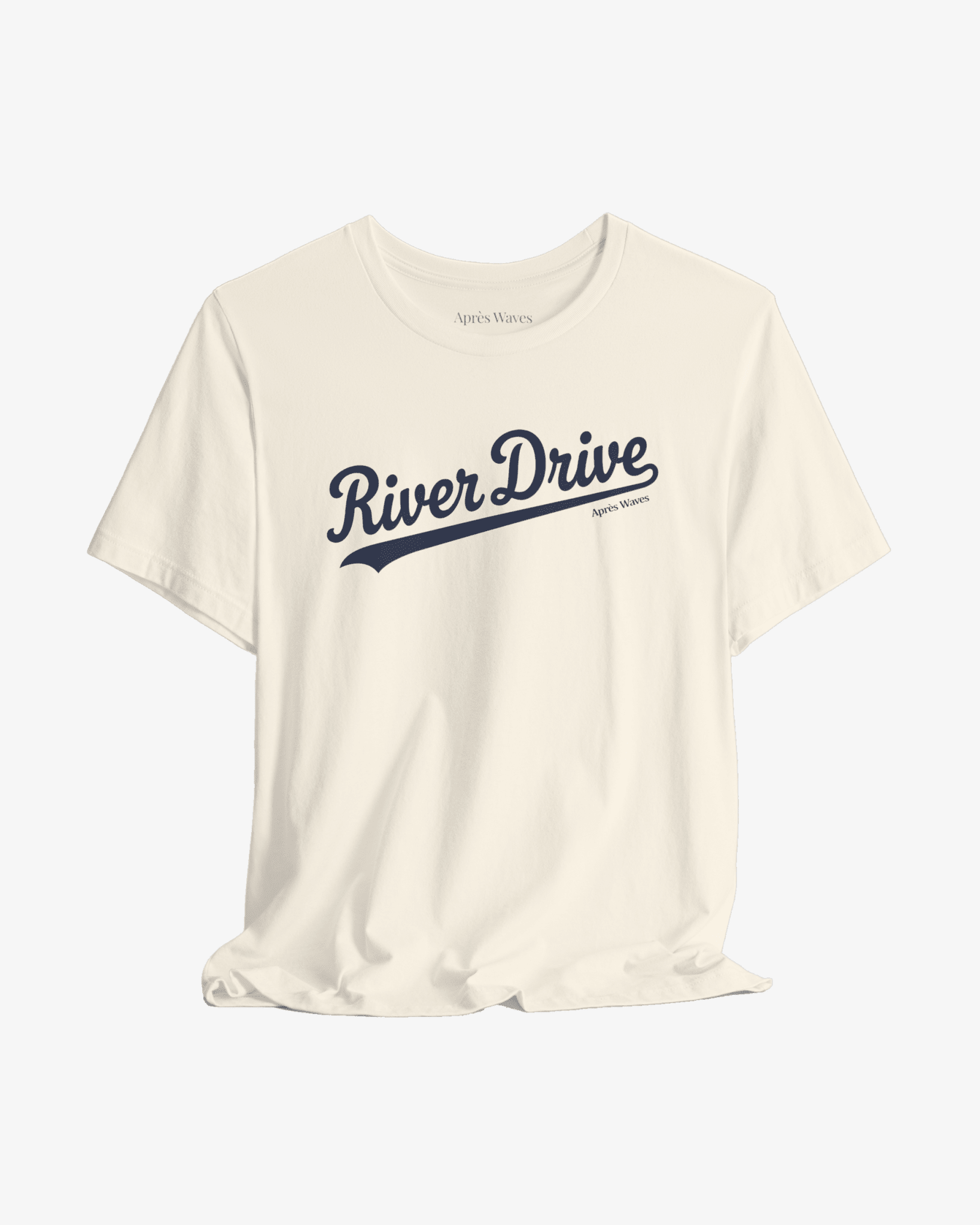 River Drive Ecru graphic tee - Après Waves