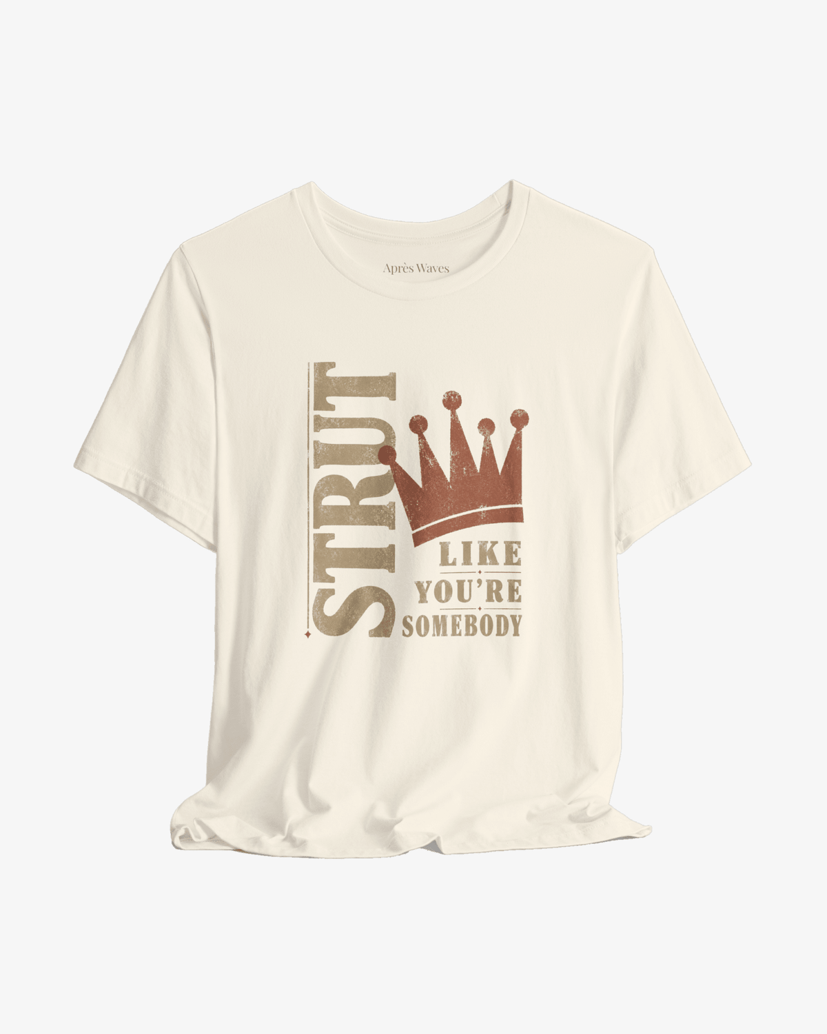 You're Somebody Ecru graphic tee - Après Waves
