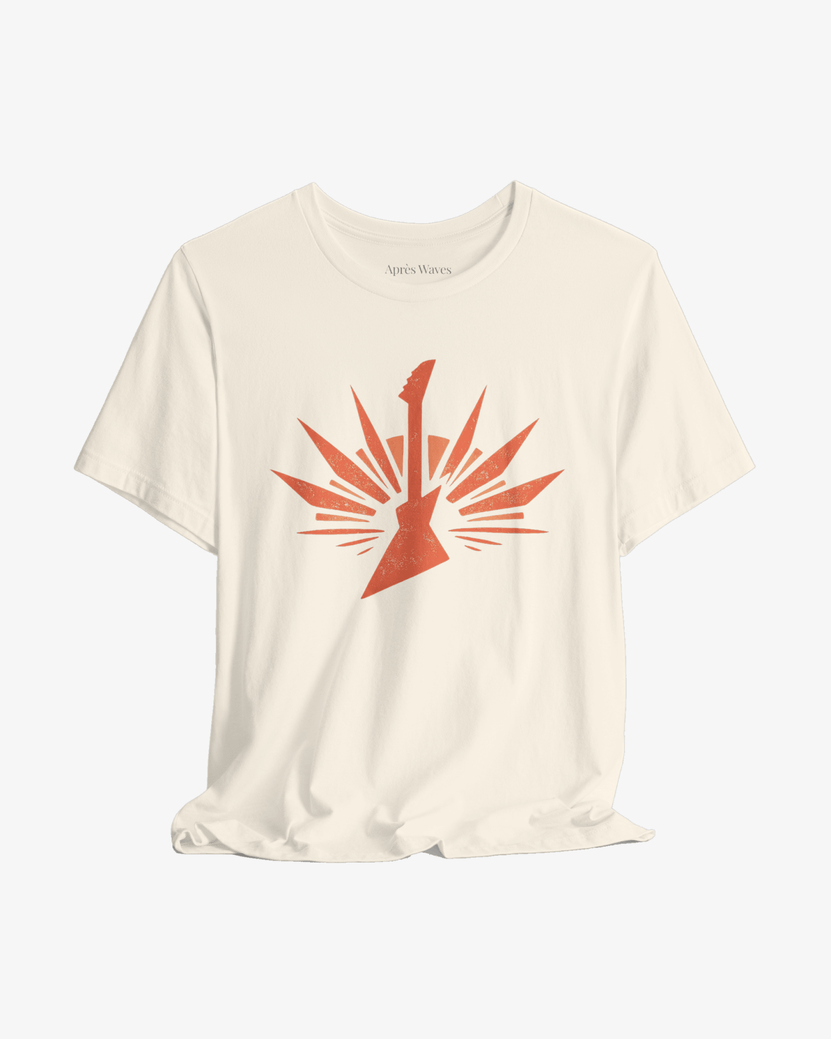 Electric 80s Ecru graphic tee - Après Waves