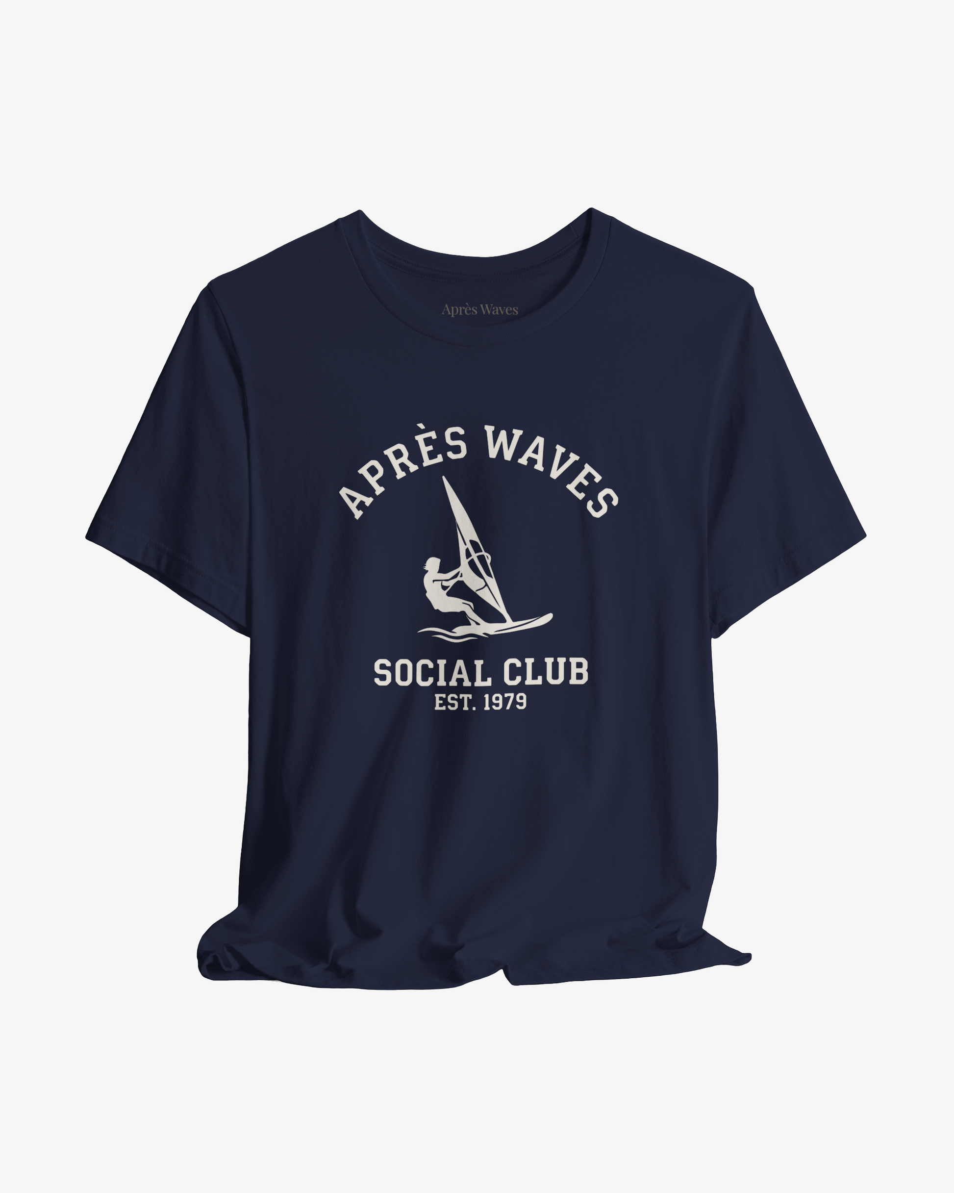 AW Social Club Navy graphic tee - Après Waves