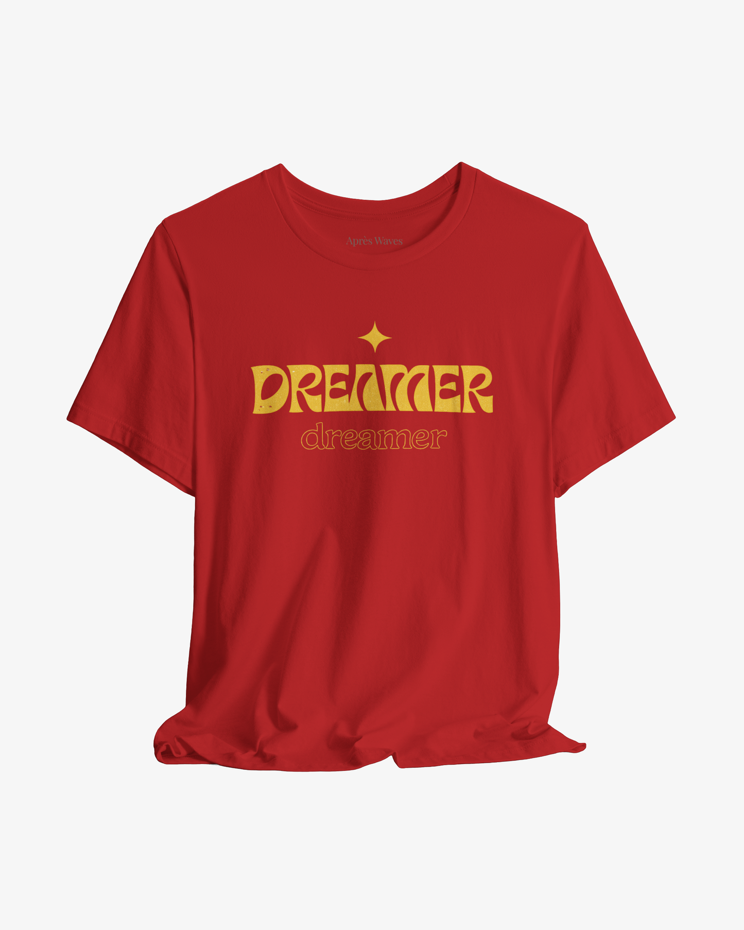 Dreamer Red graphic tee - Après Waves