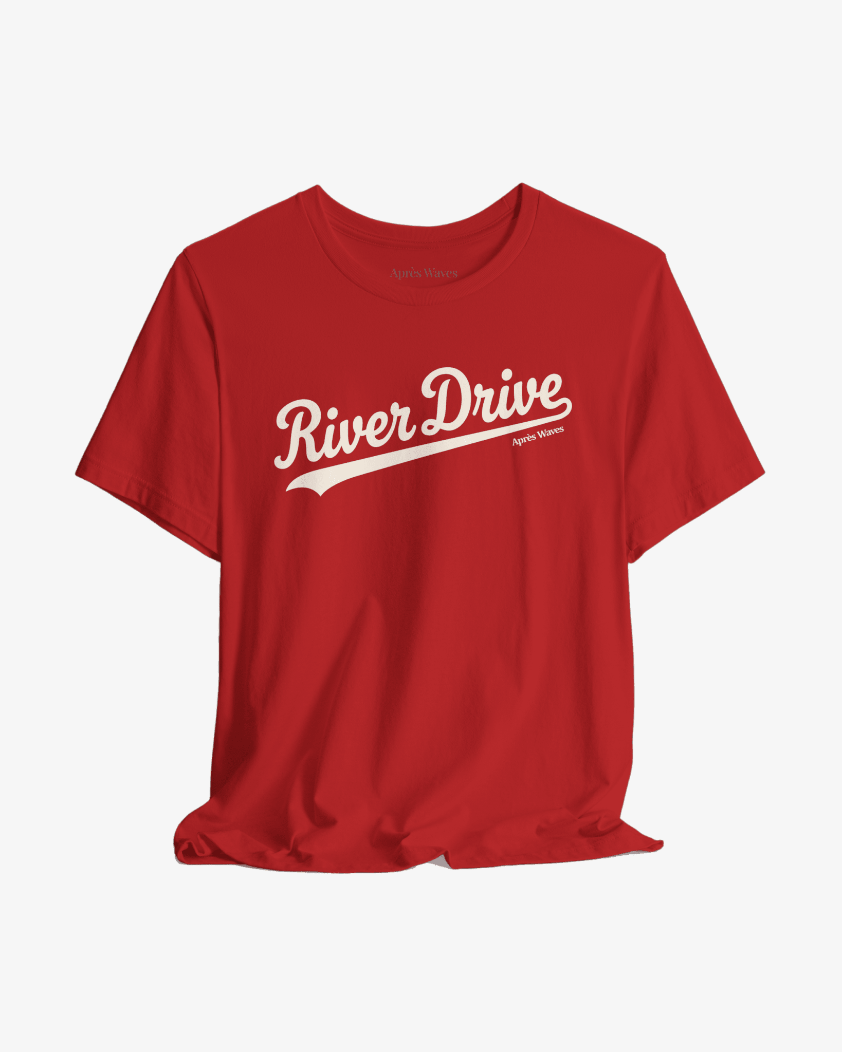 River Drive Red graphic tee - Après Waves
