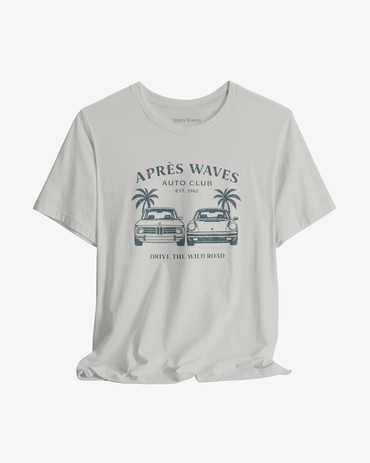Real Leather Silver graphic tee - Après Waves