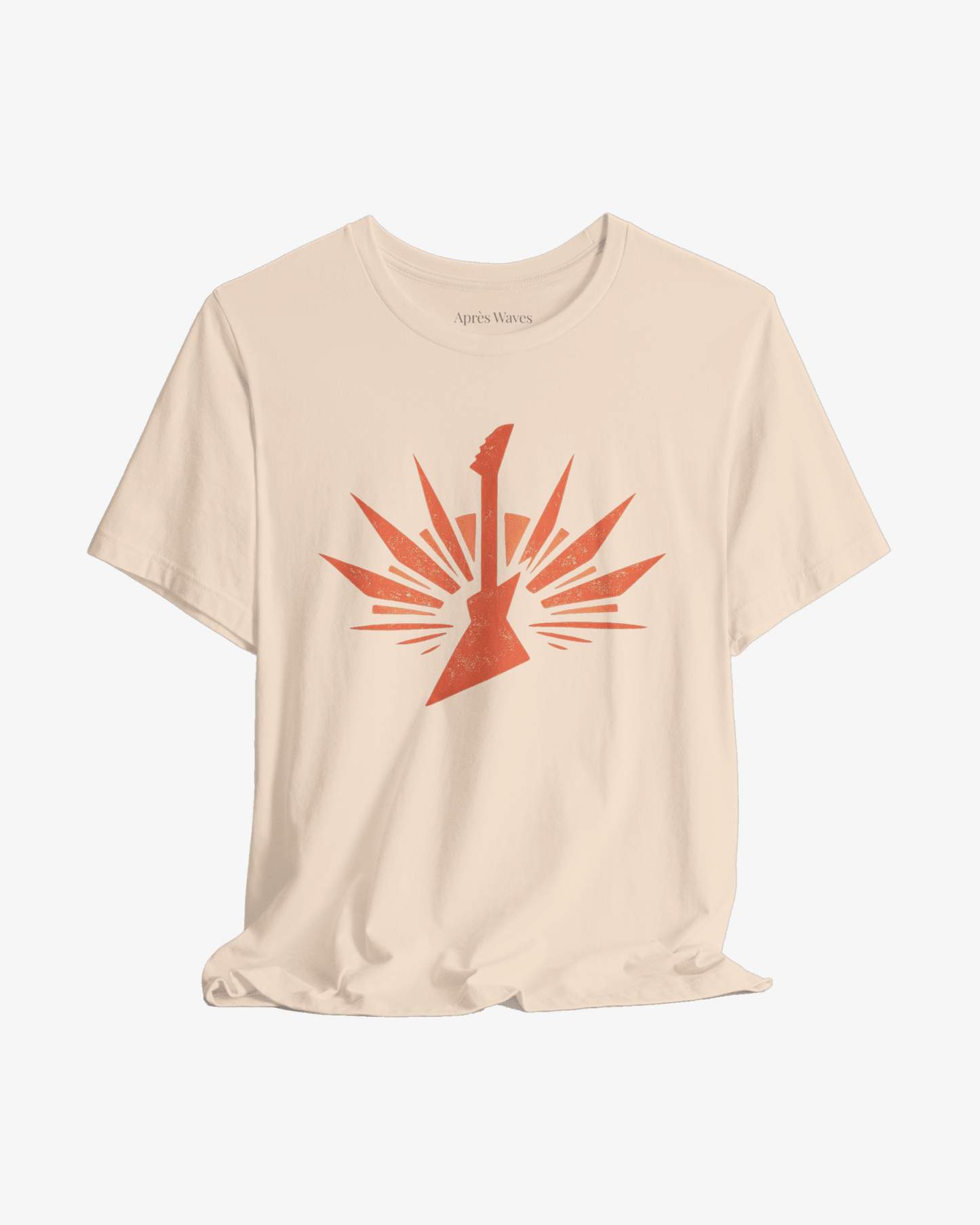 Electric 80s Soft Cream graphic tee - Après Waves