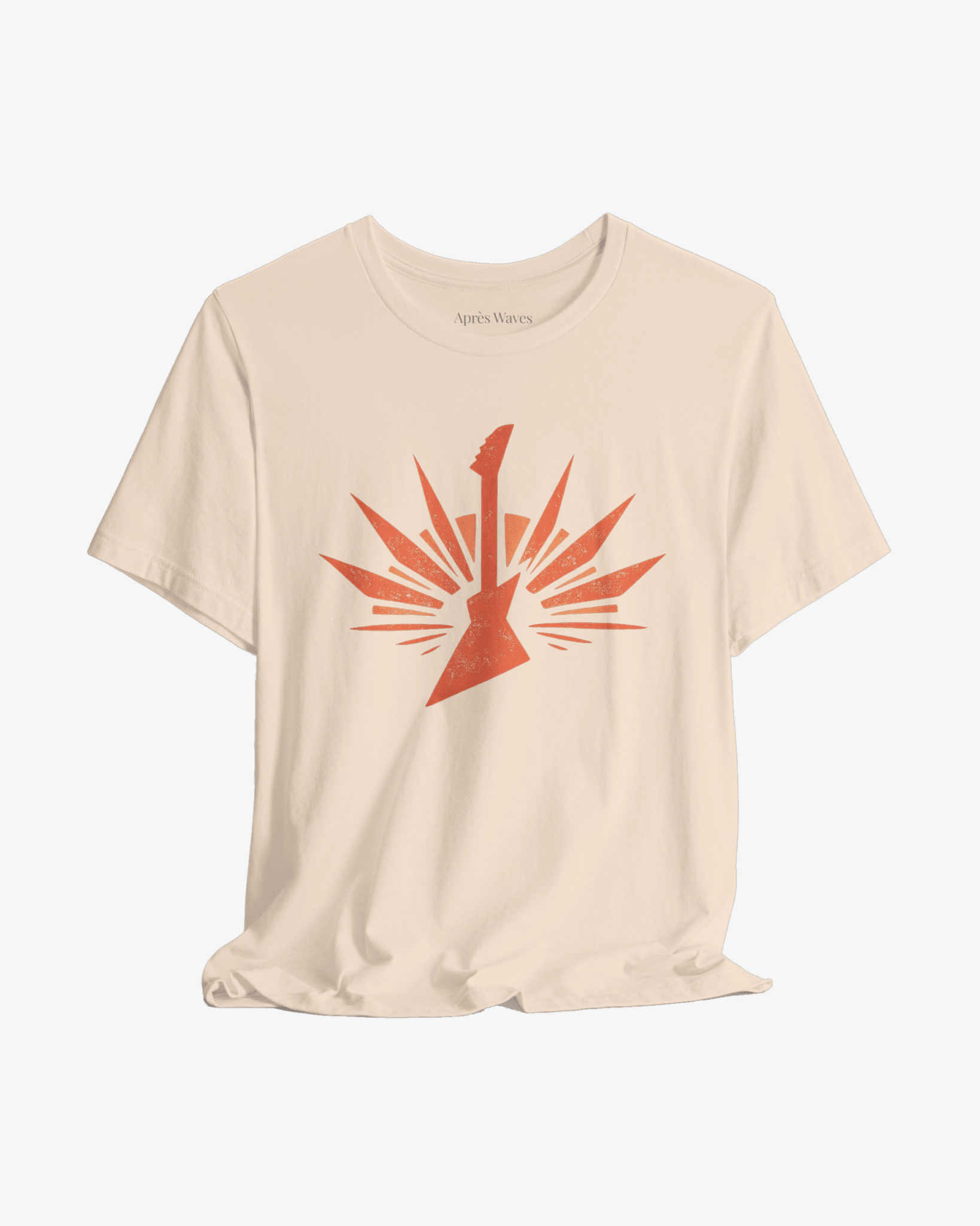 Electric 80s Soft Cream graphic tee - Après Waves