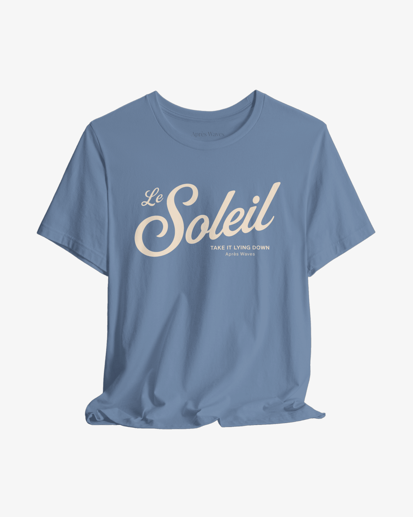 Le Soleil Steel Blue graphic tee - Après Waves
