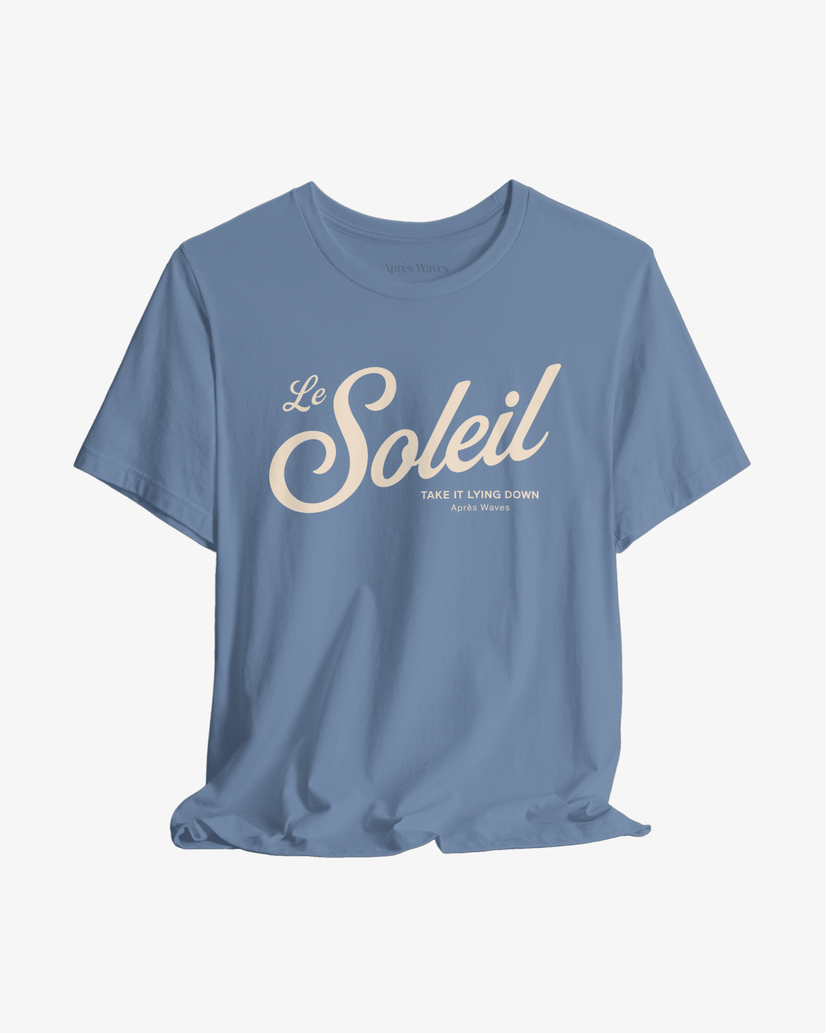 Le Soleil Steel Blue graphic tee - Après Waves