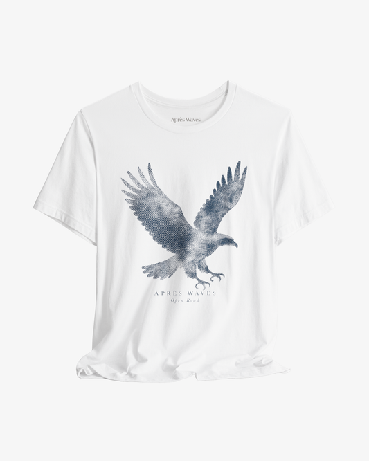 Soaring White graphic tee - Après Waves
