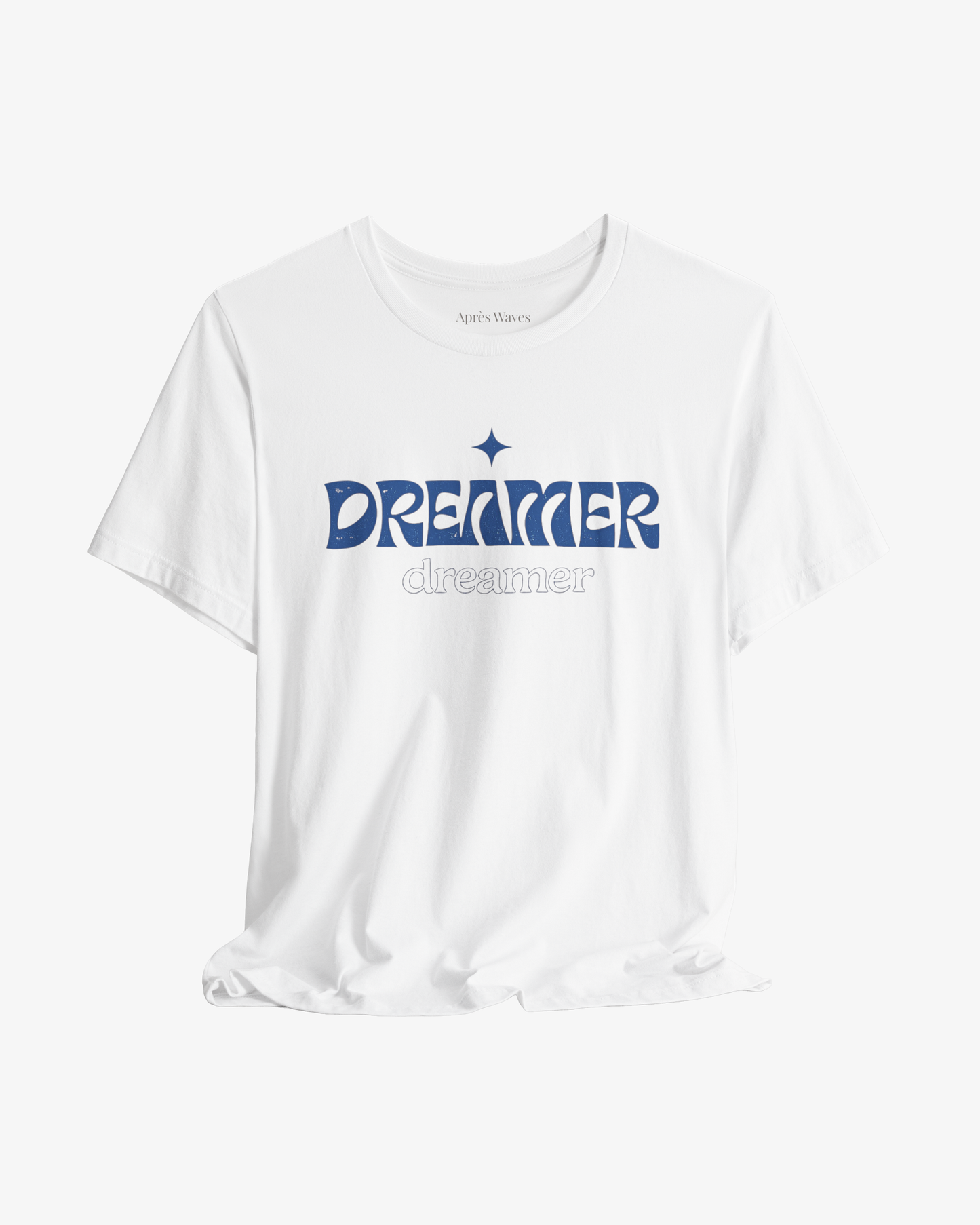 Dreamer White graphic tee - Après Waves