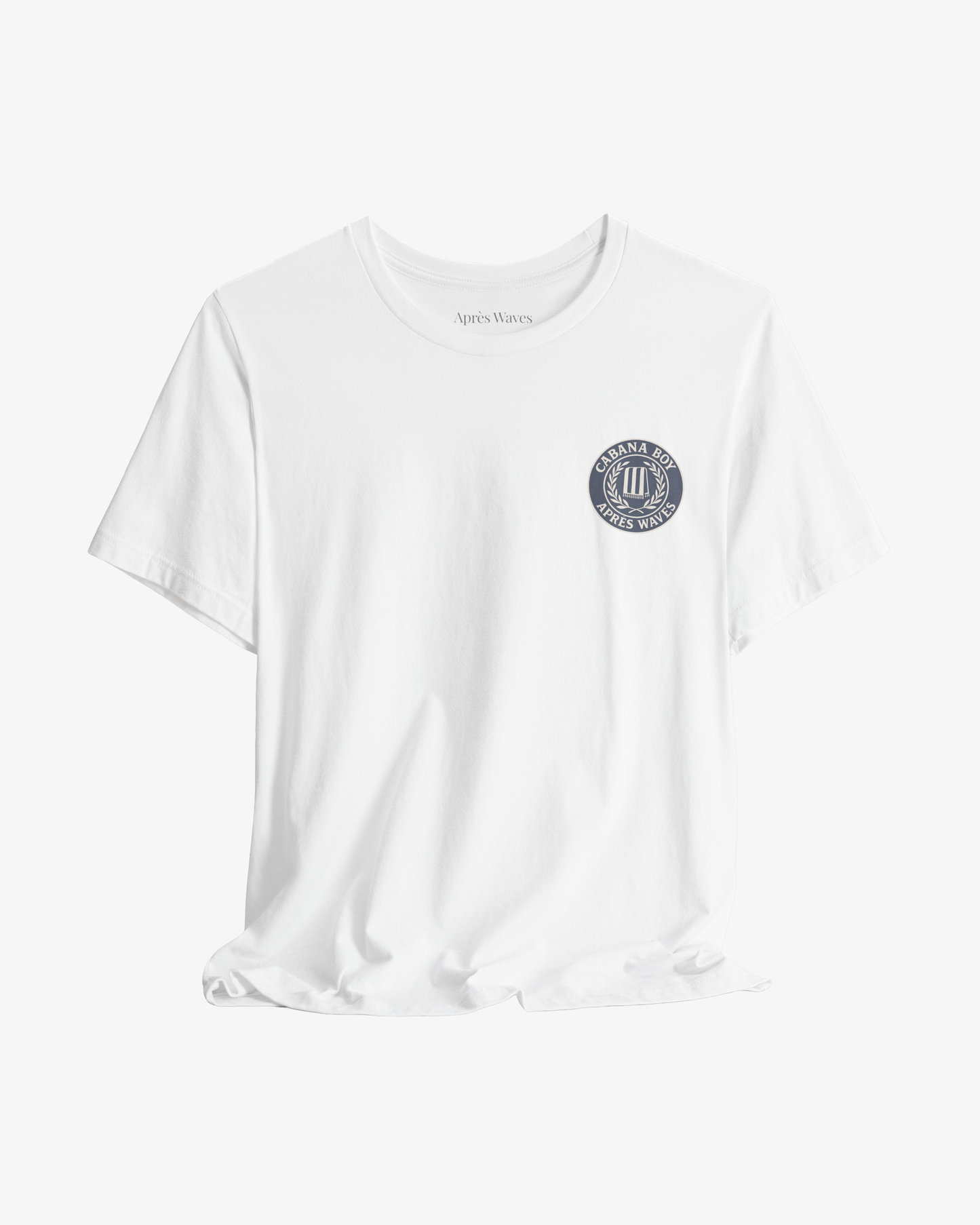 Cabana Boy White graphic tee - Après Waves
