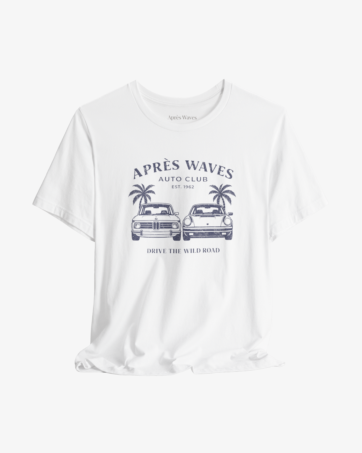 Real Leather White graphic tee - Après Waves