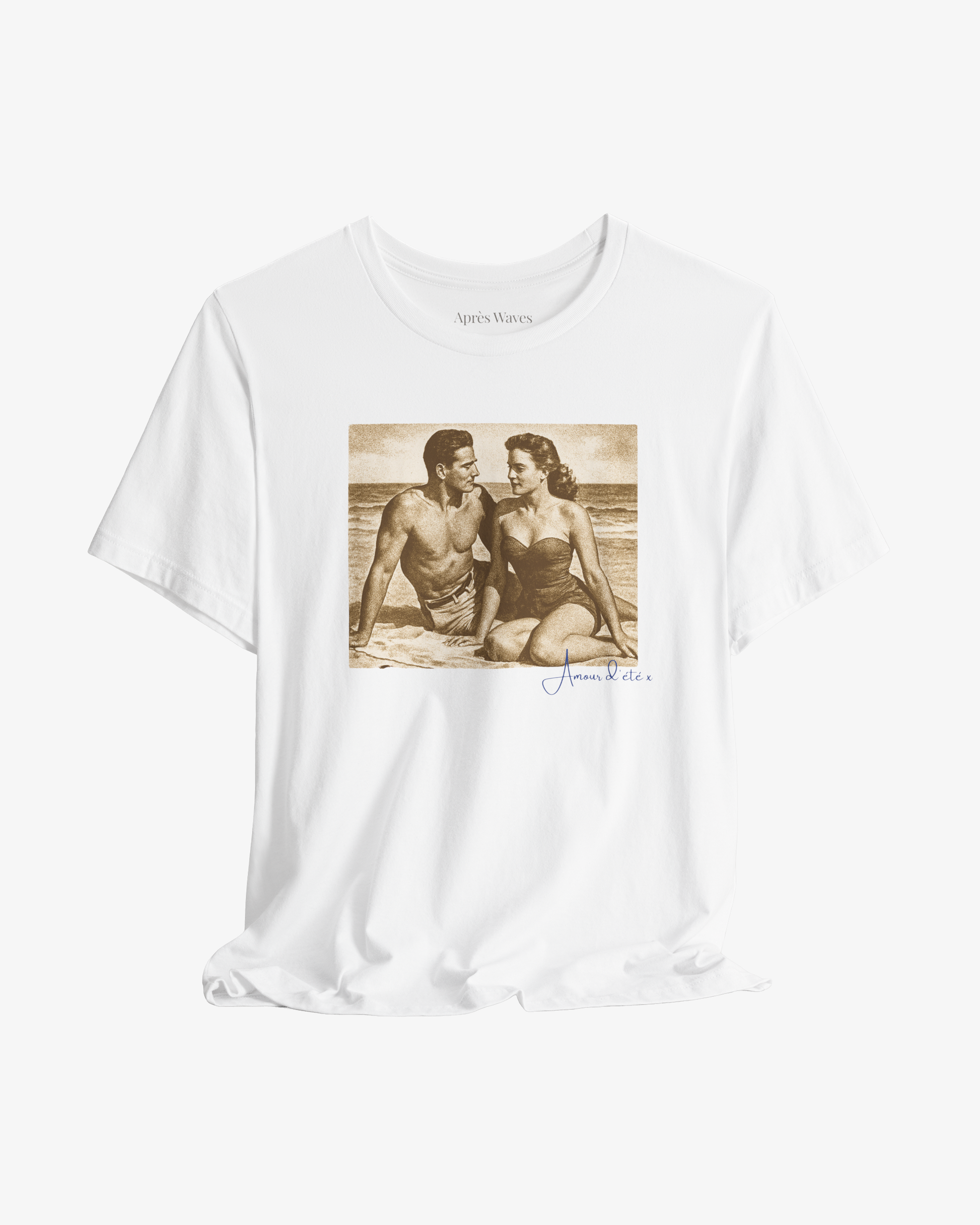 Eternity White graphic tee - Après Waves