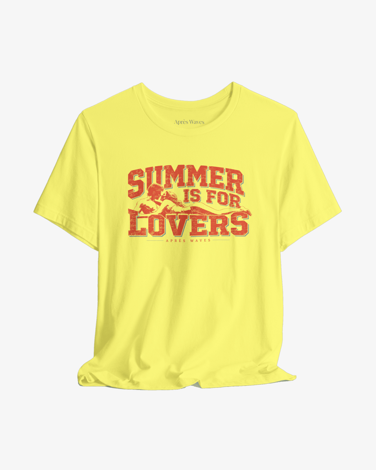Summer Lovers Yellow graphic tee - Après Waves