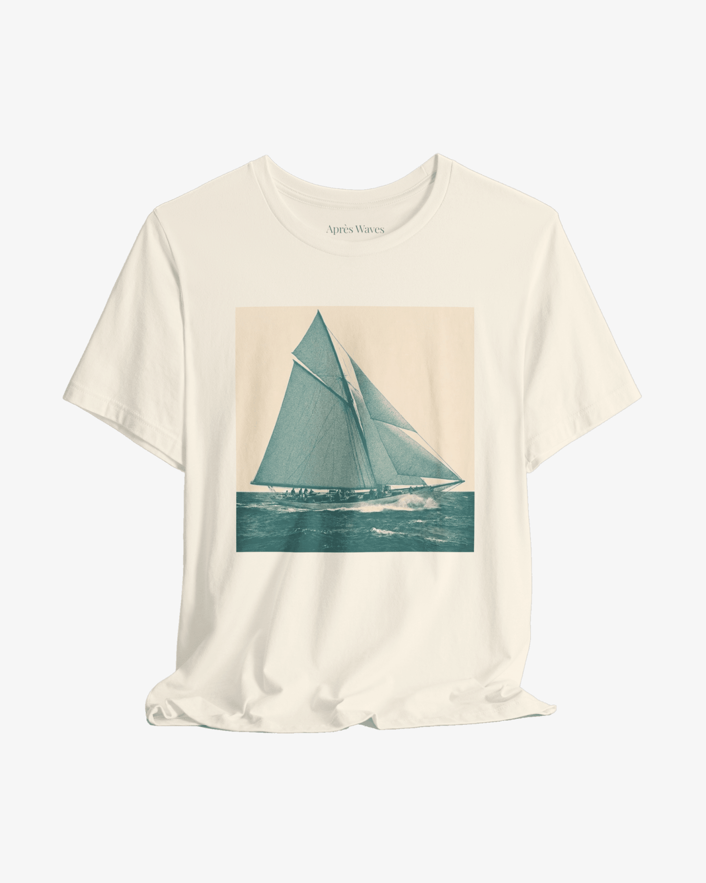 Old School Ecru graphic tee - Après Waves