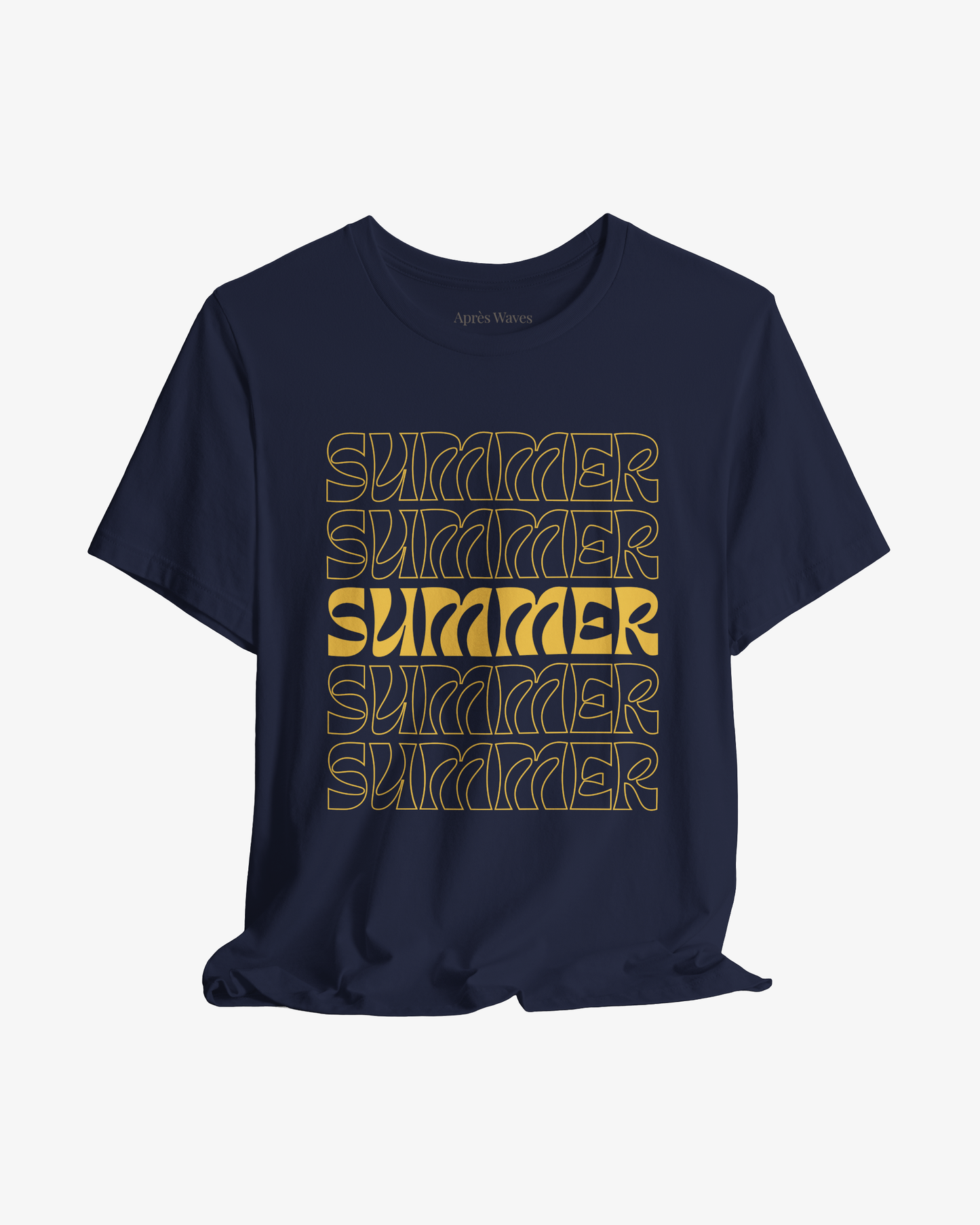 Summer of Plenty Navy graphic tee - Après Waves