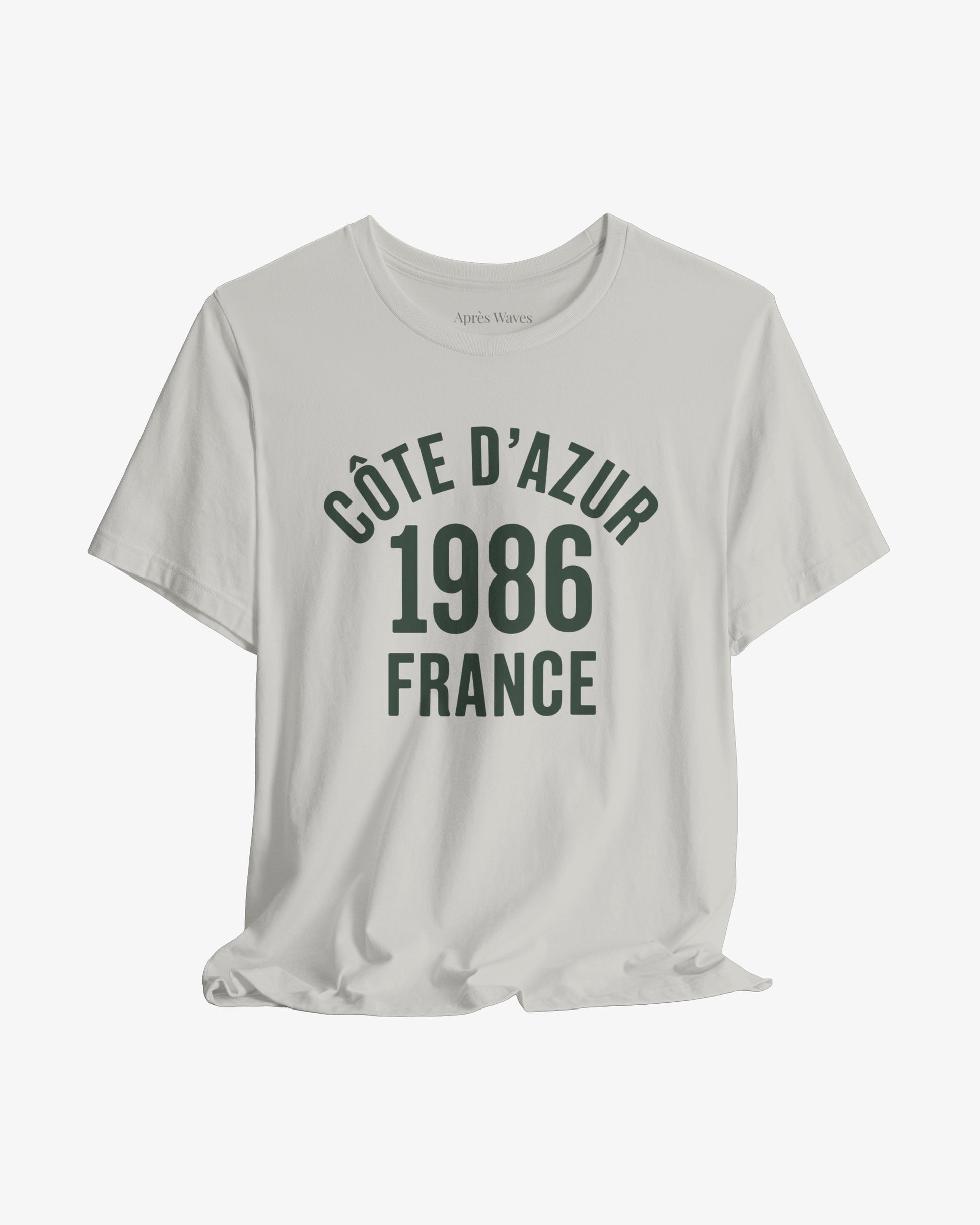 Varsity 1986 Silver graphic tee - Après Waves