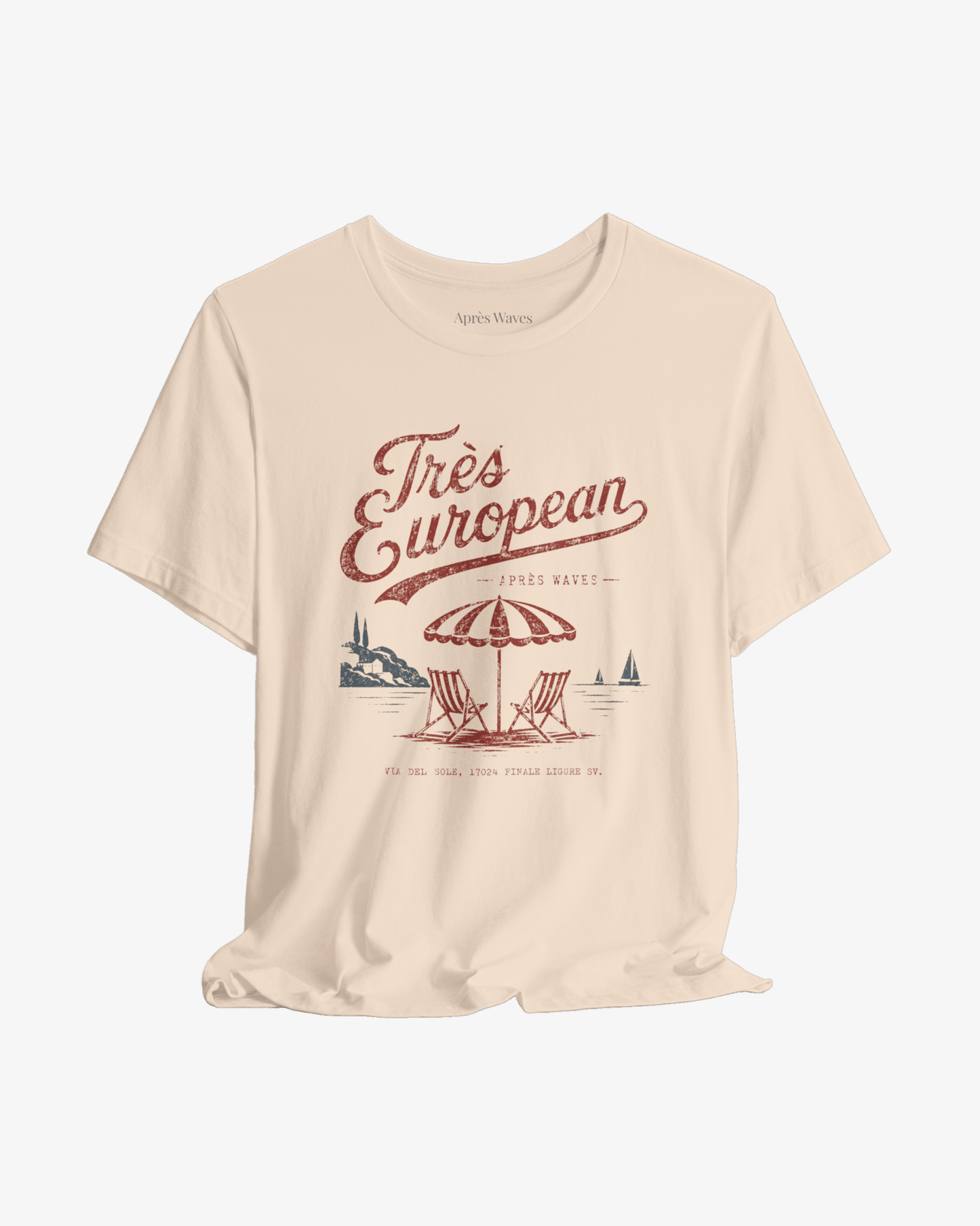 Très Euro Soft Cream graphic tee - Après Waves
