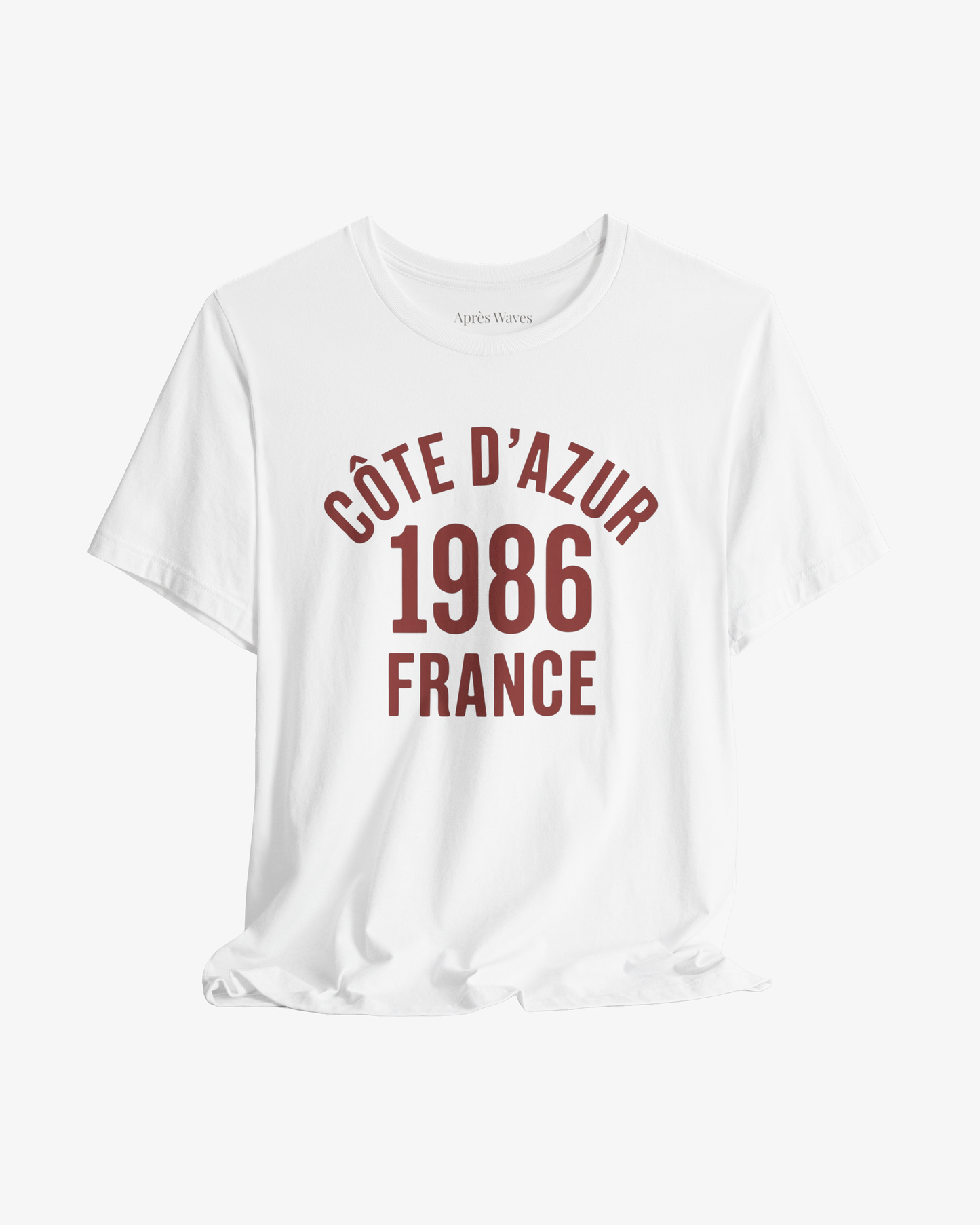 Varsity 1986 White graphic tee - Après Waves