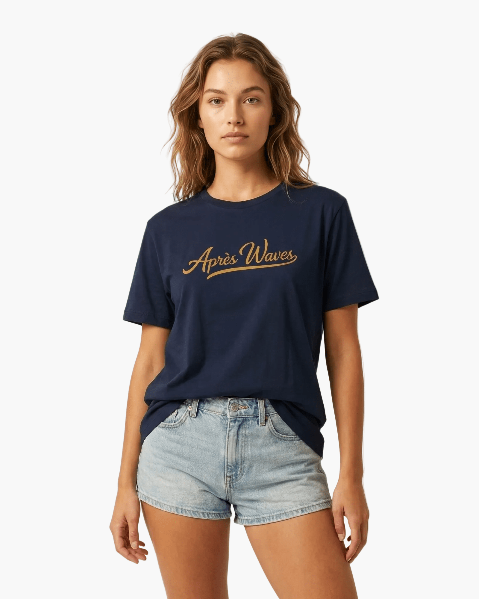 Très Euro Navy S graphic t-shirt - Après Waves